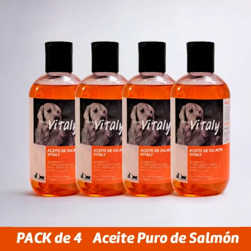 Aceite de Salmón Pack de 4 - Vitaly