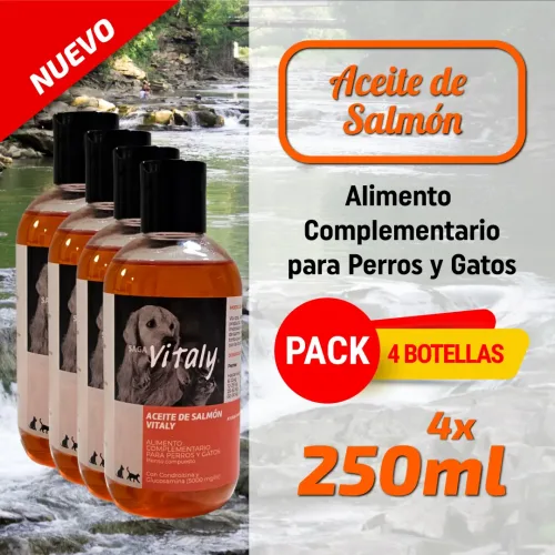Pack Aceite de Salmón Vitaly 100% Puro